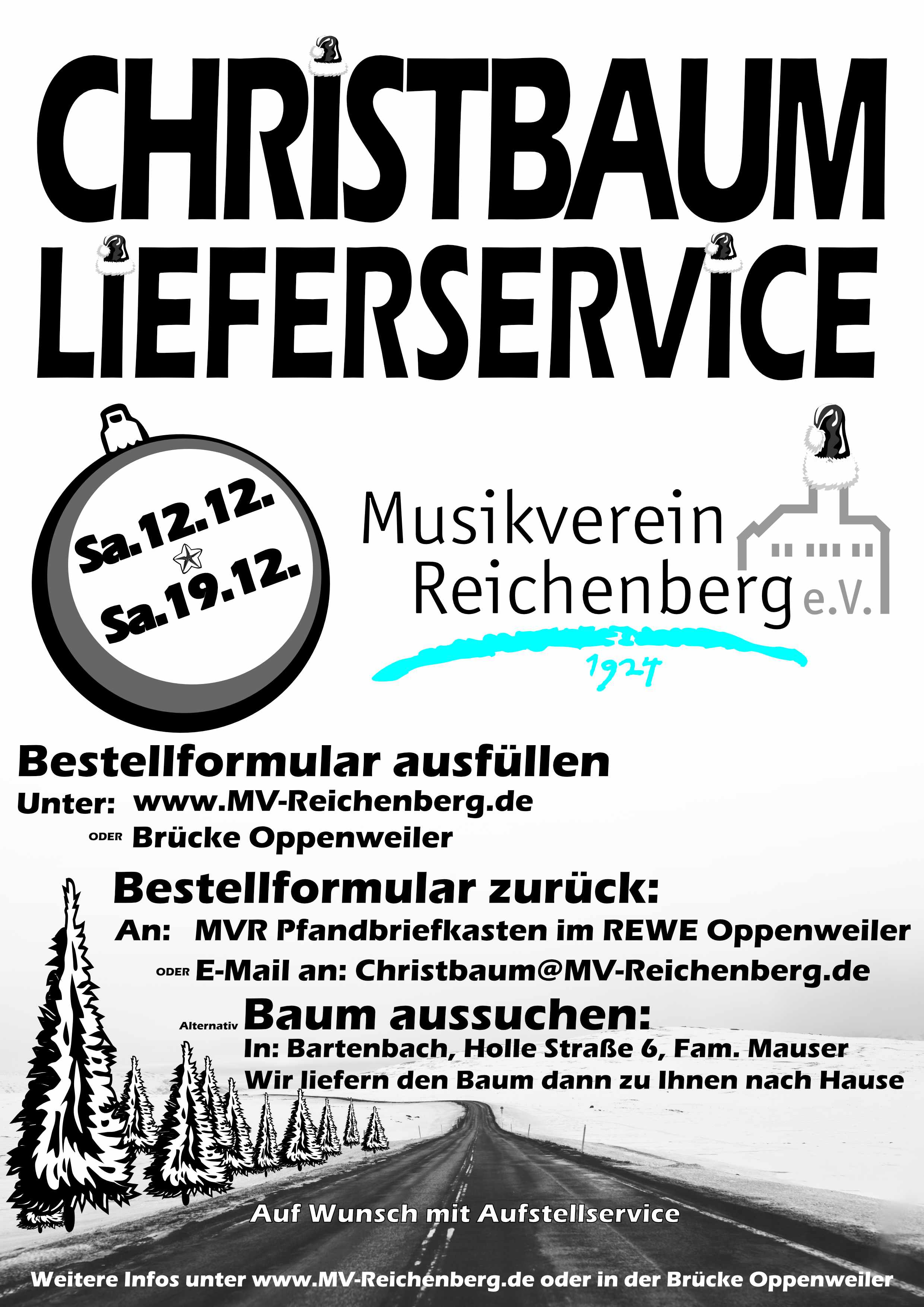 Christbaum Lieferservice