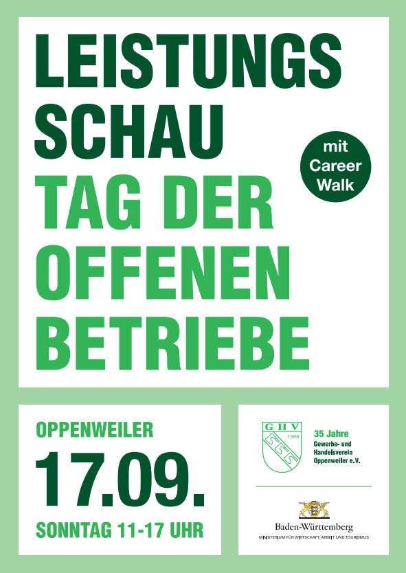 Frühschoppen bei der Leistungsschau des GHV Oppenweiler